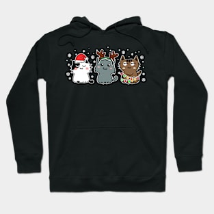 Funny Cats Christmas Men Kids Women Cat Ugly Christmas Hoodie